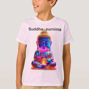 T-shirt Bouddha purnima spéciale paix intérieure.