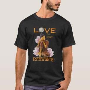 T-shirt Bouddha Repose Avec Lotus Et Namaste