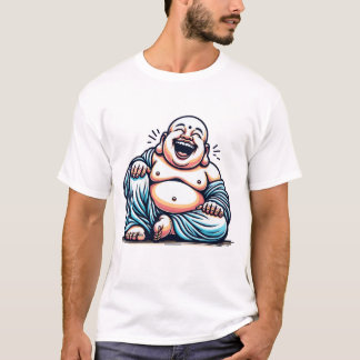 T-shirt Bouddha riant