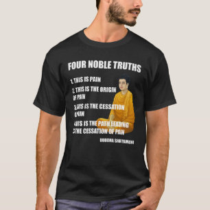 T-shirt Bouddhisme noble de quatre de vérités