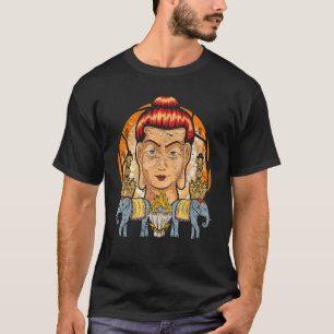 T-shirt Bouddhisme zen Méditation spirituelle Eléphan boud