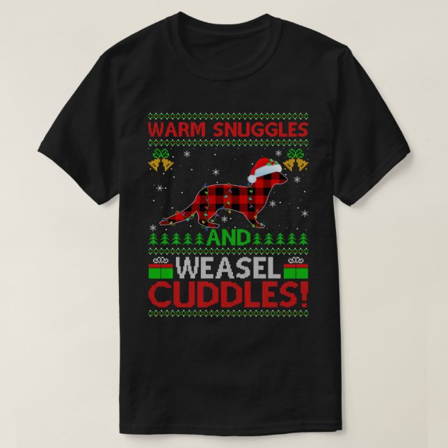 T-shirt Boudins Chauds Et Boudins De Weasel Vilain Chris (Design devant)