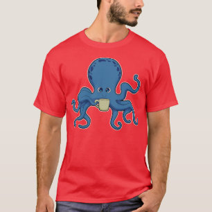 T-shirt Boue de café de poulpe