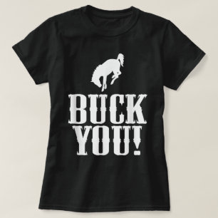 T-shirt Bouffe Toi! Cow-boy drôle de l'Ouest
