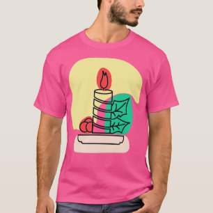 T-shirt Bougie Abstraite