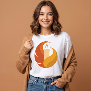 T-shirt Bougie Minimale Automne Cozy Fall