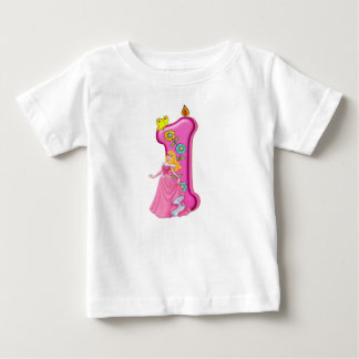 T-Shirt Bougie Première Anniversaire Princesse Flo