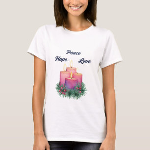 T-shirt Bougies de l'Avent