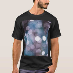 T-shirt Boukeh gris bleu, arrière - plan abstrait.