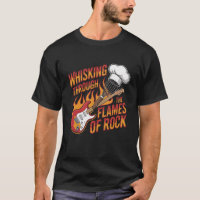 Boulanger heavy metal drôle Chef rock and roll