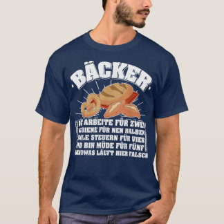 T-shirt Boulangerie boulangère cueillette de pain levrette
