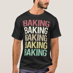 T-shirt Boulangerie de cuisson de texte coloré