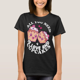 T-shirt Boulangerie Donut Love and Cupcakes Baking Bake