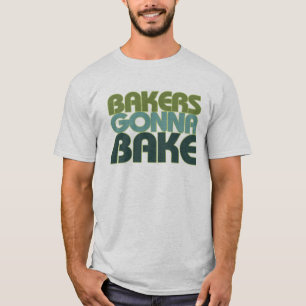 T-shirt Boulangers allant faire cuire au four