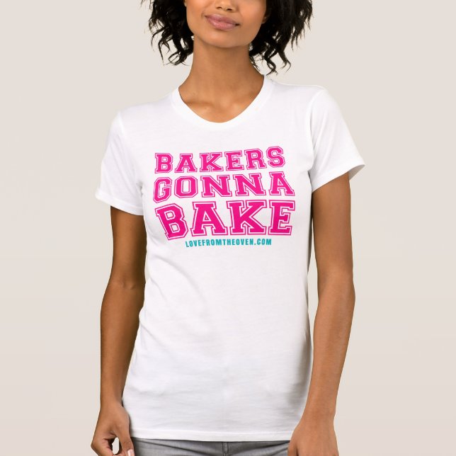 T-shirt Boulangers allant faire la chemise cuire au four (Devant)