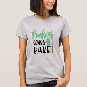 T-shirt Boulangers allant faire la chemise cuire au four