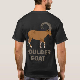 T-shirt Boulder G.O.A.T (only back side)
