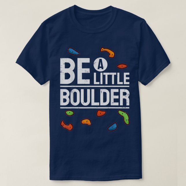 T-shirt Bouldering Escalade Gym Climber Je suis Boulder (Design devant)