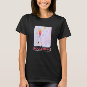 T-shirt Bouldering Escalade Mur Alpiniste Montagnes Extrem