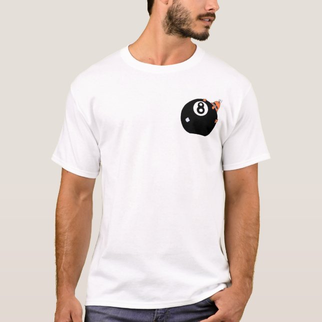 T-shirt boule 8 (Devant)