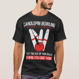 T-shirt Boule à bougie Taille des boules Amusant Nouvelle-