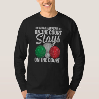 T-shirt Boule Bocce pour un joueur de boule italienne