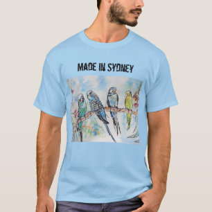 T-shirt Boule Budgie Budgerigar Fabriquée À Sydney T Shi
