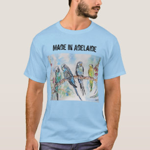 T-shirt Boule Bugie Budgerigar Fabriquée À Adelaide T Sh