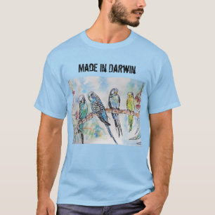 T-shirt Boule Bugie Budgerigar Fabriquée À Darwin T Shirt