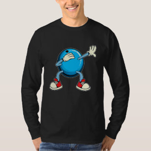 T-shirt Boule de bowling Dabbing  Quille Hommes Femmes Enf