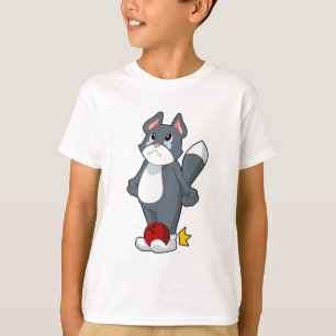 T-shirt Boule de bowling de chat