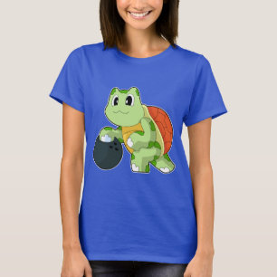 T-shirt Boule de bowling de tortue