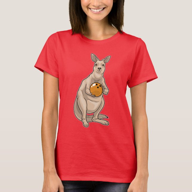 T-shirt Boule de Bowling Kangaroo (Devant)