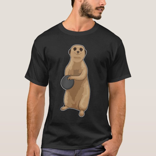 T-shirt Boule de Bowling Meerkat (Devant)