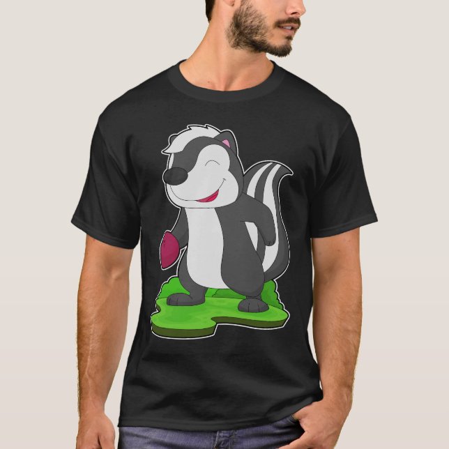 T-shirt Boule de Bowling Skunk (Devant)
