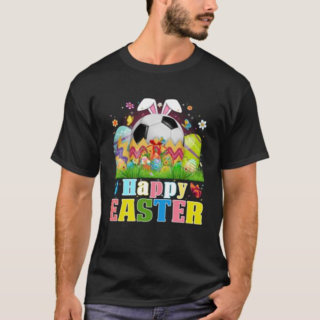 T-shirt Boule De Football Mignonne Hachée De L'Oeuf Jour D (Devant)
