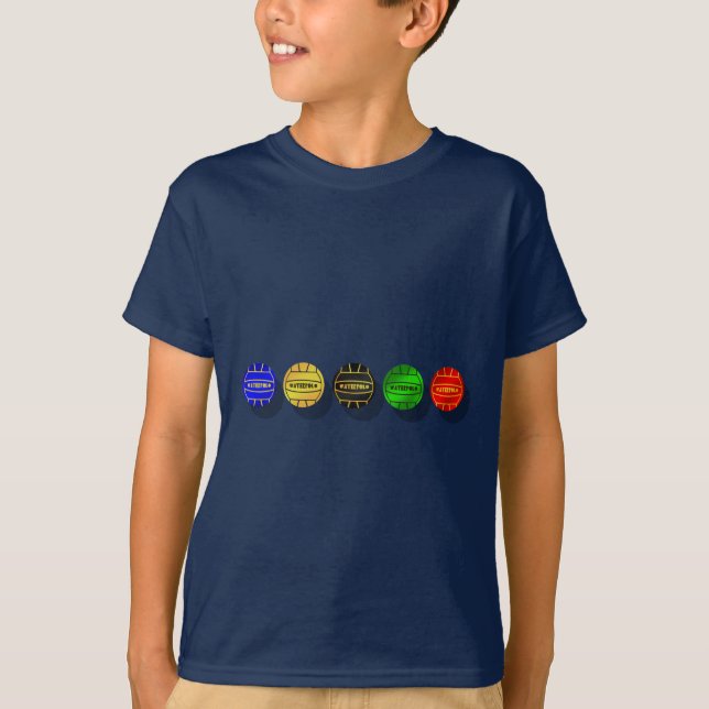 T-shirt Boule de joueurs de polo d'eau et de joueurs de (Devant)