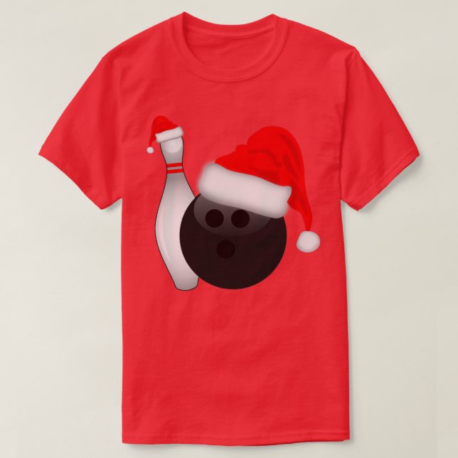 T-shirt Boule de Noël et épingle (Design devant)