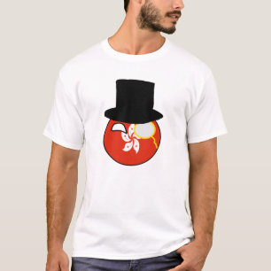T-shirt Boule de pays de Hong Kong