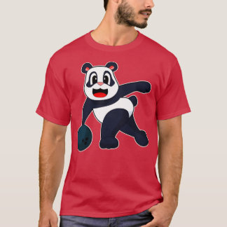 T-shirt Boule de quille de bowling de Panda