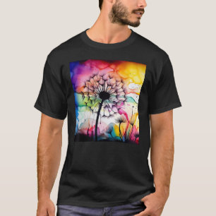 T-shirt Boule de soufflage colorée à l'aquarelle de pissen