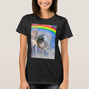 T-shirt Boule Disco Arc-En-Ciel