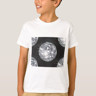 T-shirt boule disco argent