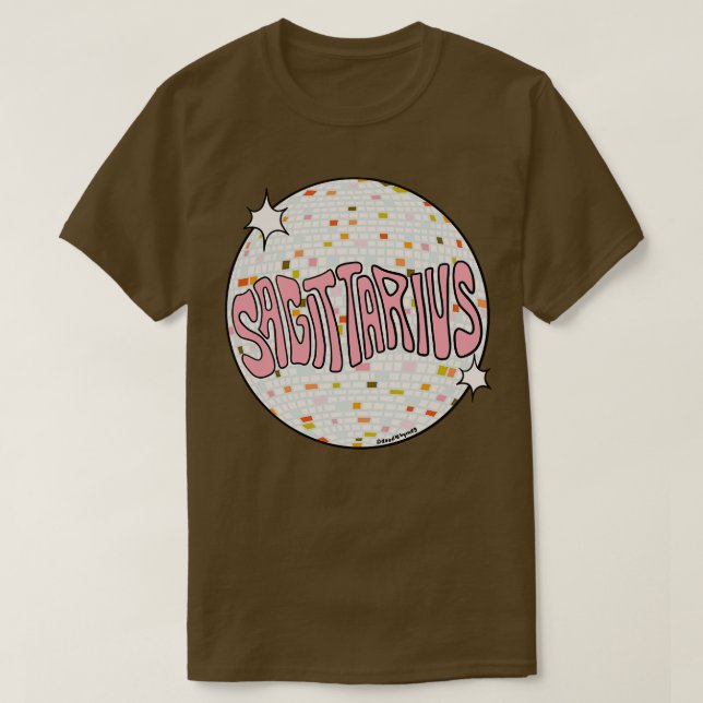 T-shirt Boule Disco Sagittarius (Design devant)