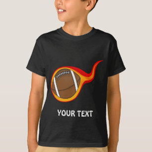 T-shirt boule flamboyante du football