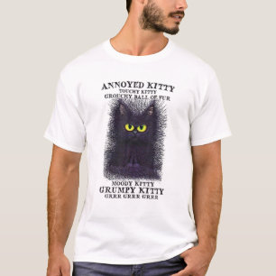 T-shirt Boule Grouchy Kitty Touchy Kitty Anouillé Boule De