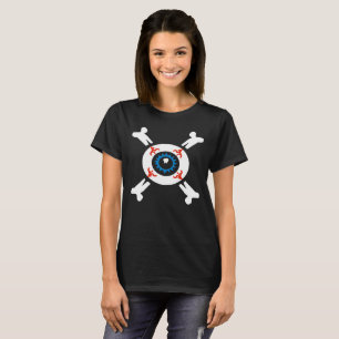 T-shirt Boule oculaire et os croisés pour les chemises som