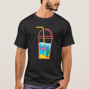 T-shirt Boule Thé Goldfish Aquaristic Fishbowl Animaux