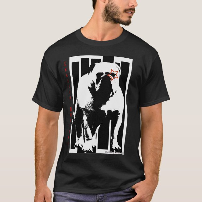 T-shirt Bouledogue anglais (Devant)