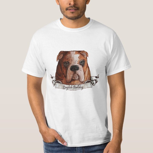T-shirt Bouledogue anglais (Devant)